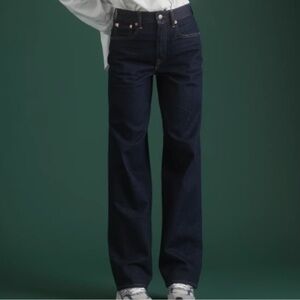 New AE 77  Premium 60s Retro Stovepipe Denim Jean True Rinse SZ 4 Standard